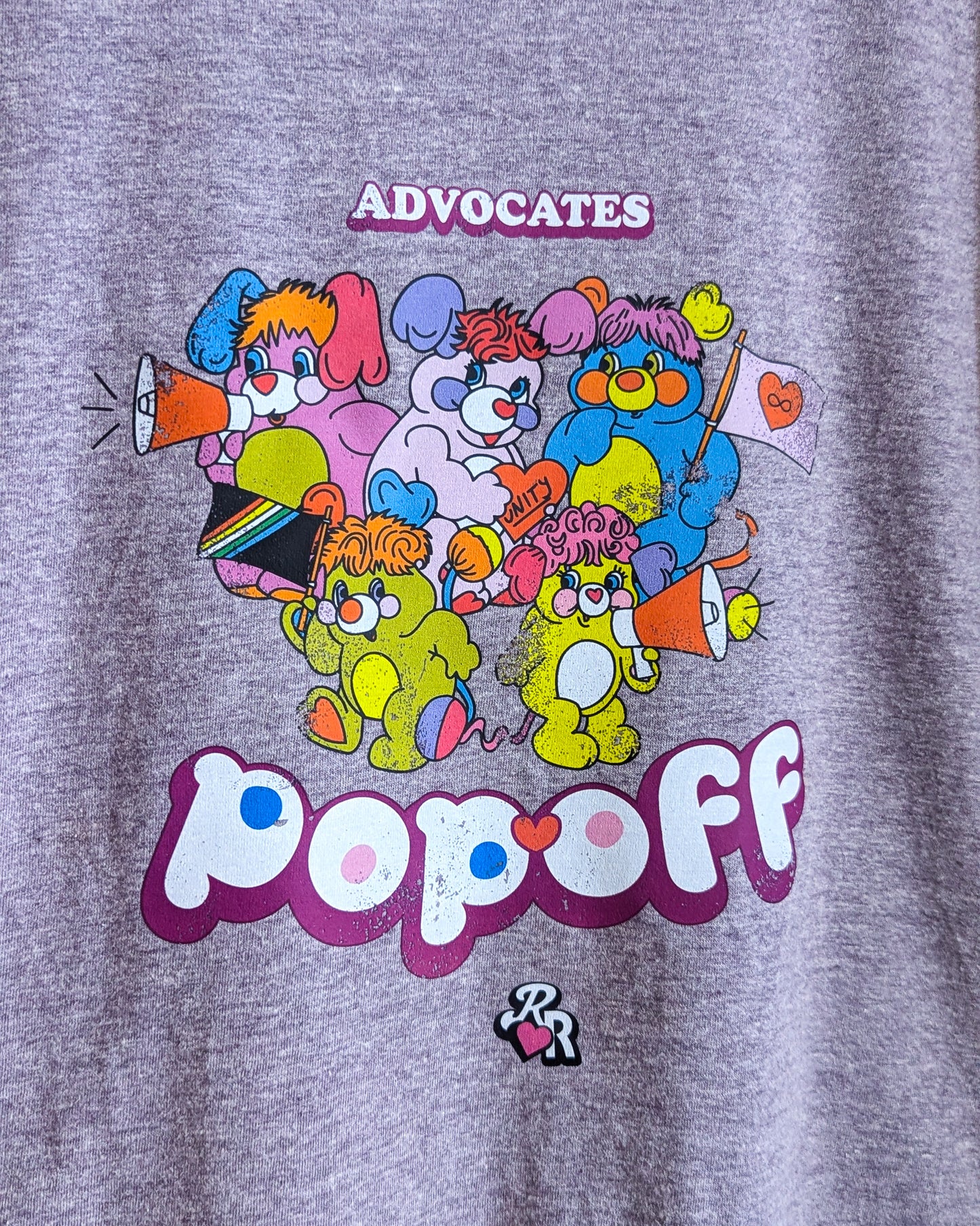 Advocates Pop Off - Women's Baby Ringer Tee (XL) - Repurposed Rebels