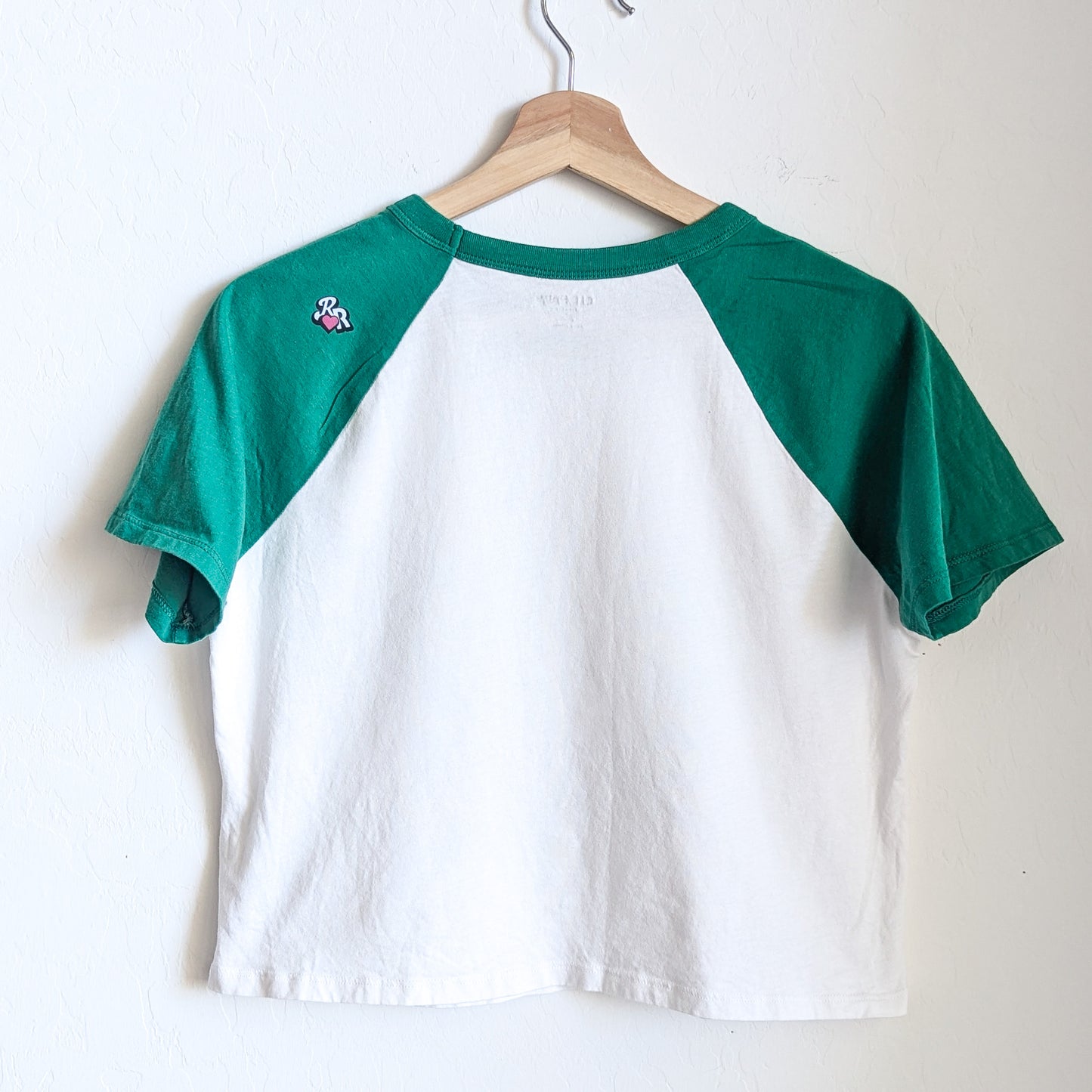 Make Space in Every Patch - Women's Boxy Cropped Cotton Tee (M) - Repurposed Rebels