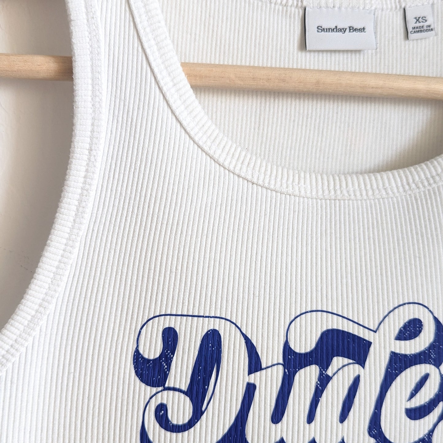Dude, That Flaps - Stimming Positivity - Women's Ribbed Fitted & Cropped Tank Top (XS) - Repurposed Rebels