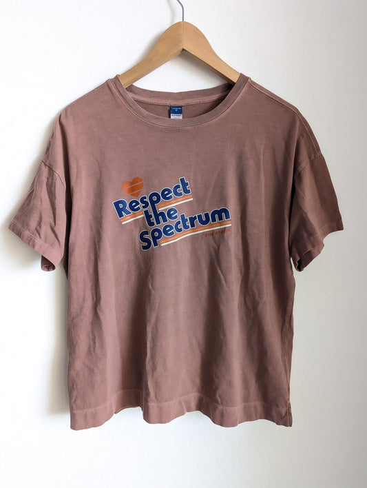 Respect The Spectrum - Autism Acceptance - Women's Oversized Boxy Tee (M) - Repurposed Rebels