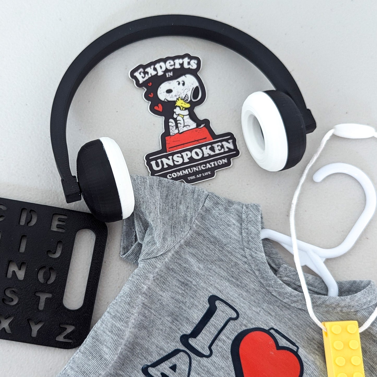 Adopt Snoopy & Woodstock - Includes Clacky AAC - Letterboard - Headphones & Fidgets - RR Rescues