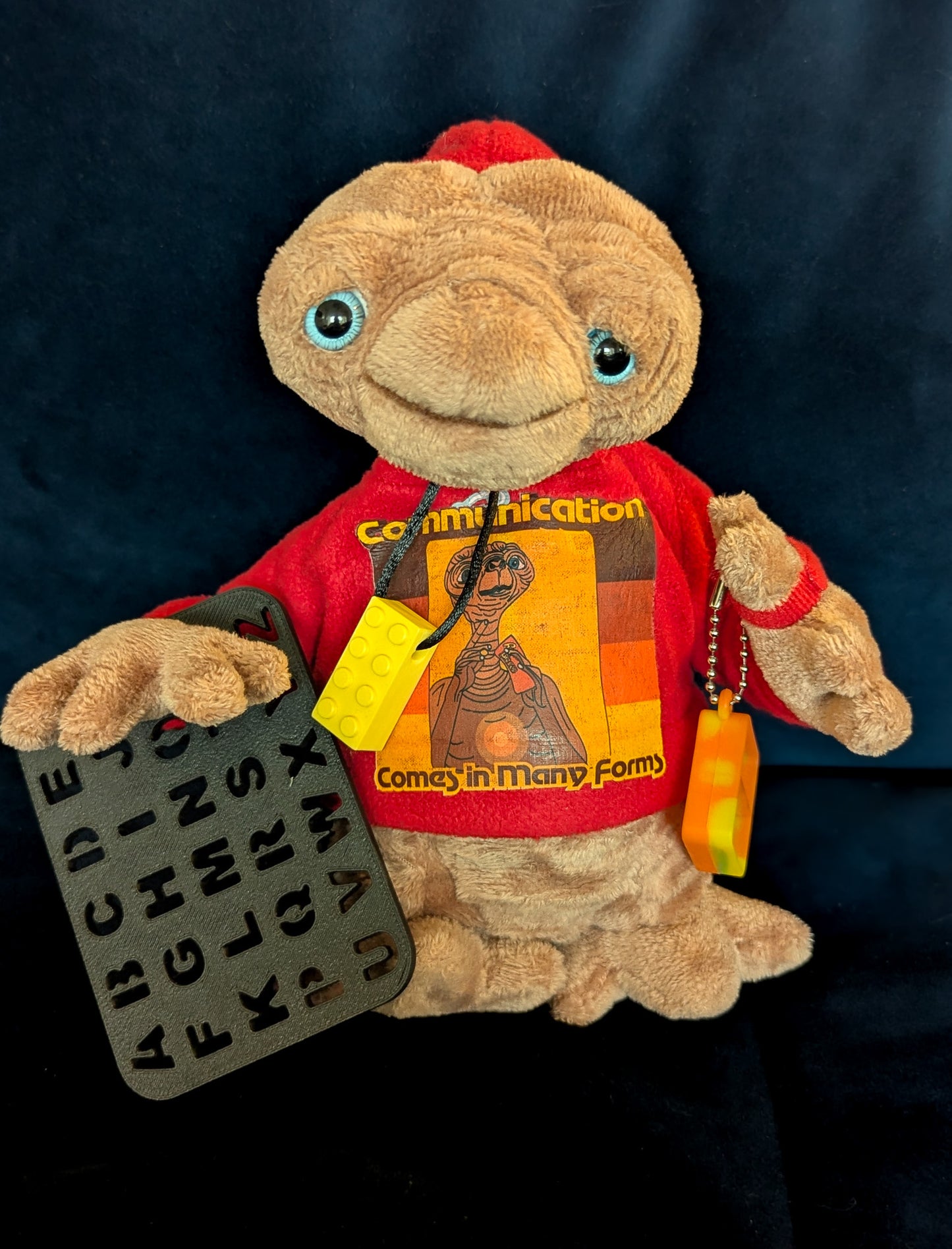 Adopt E.T. (8") - Includes Mini S2C Letterboard, Fidgets & Red Advocacy Hoodie - RR Rescues