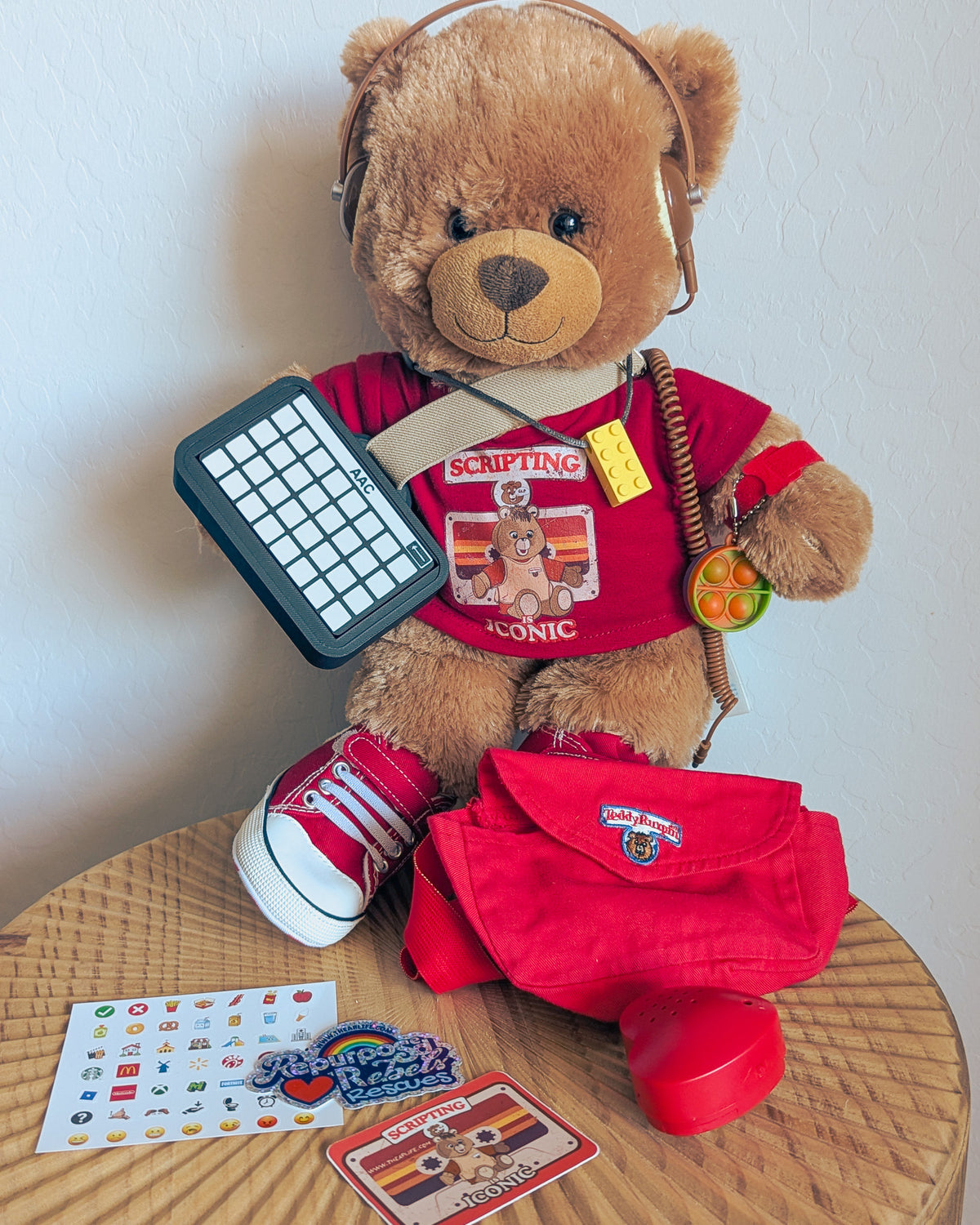 Adopt Gestalt Teddy (Build-A-Bear) - With New & Secondhand Accessories