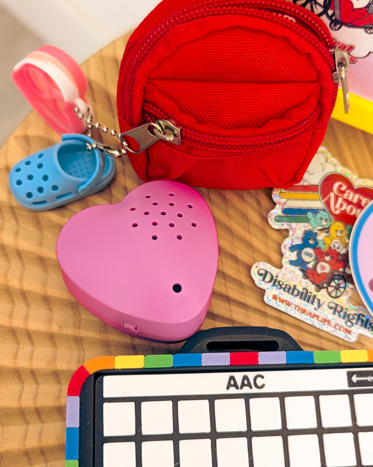 Adopt Funshine Bear in a Retro Lunch Box (1983 Miniature Care Bear) - With New & Secondhand Accessories