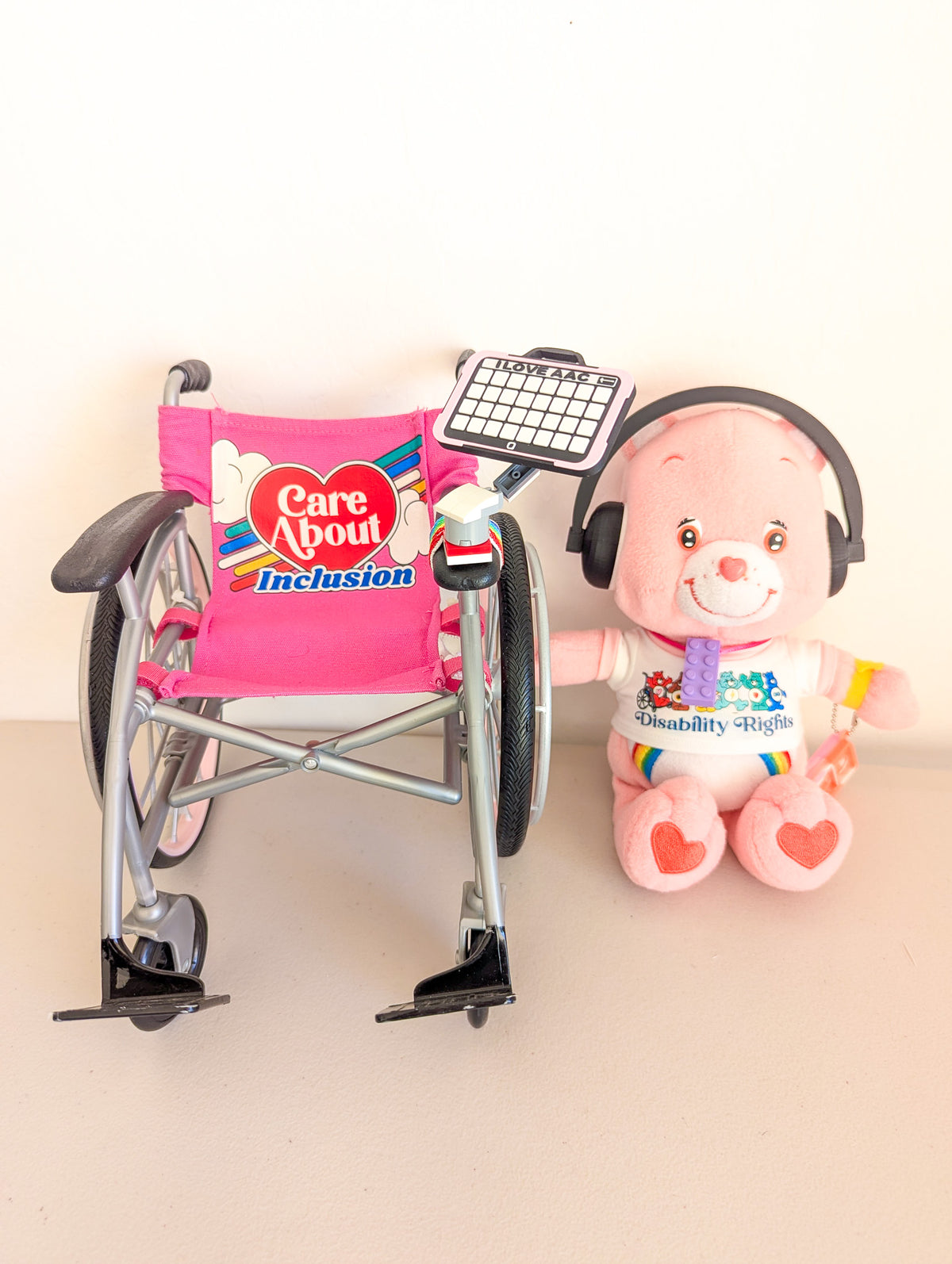 Adopt Mini Cheer Bear Care Bear (2002) - With New & Secondhand Accessories