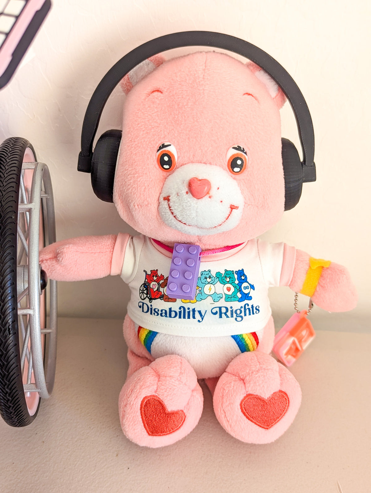 Adopt Mini Cheer Bear Care Bear (2002) - With New & Secondhand Accessories