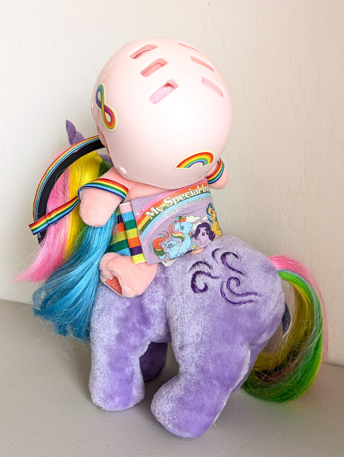 Adopt Equine Therapy Set Mini Cheer Bear Care Bear (2002) and Windy My Little Pony (1984) - With New & Secondhand Accessories