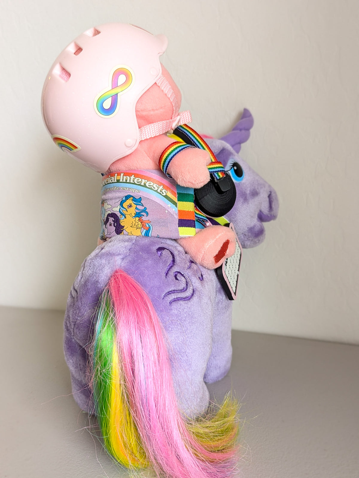 Adopt Equine Therapy Set Mini Cheer Bear Care Bear (2002) and Windy My Little Pony (1984) - With New & Secondhand Accessories