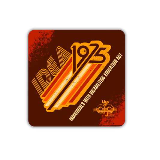 IDEA 1975 - Individuals with Disabilities Education Act - Matte Square Sticker