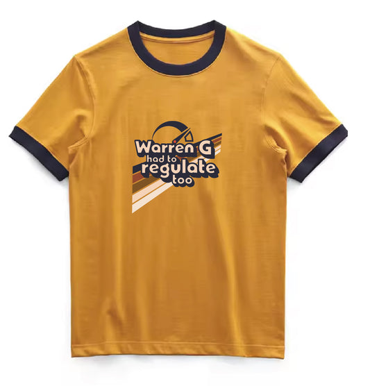 Warren G Had To Regulate Too Adult Unisex Ringer Tee PRE-ORDER