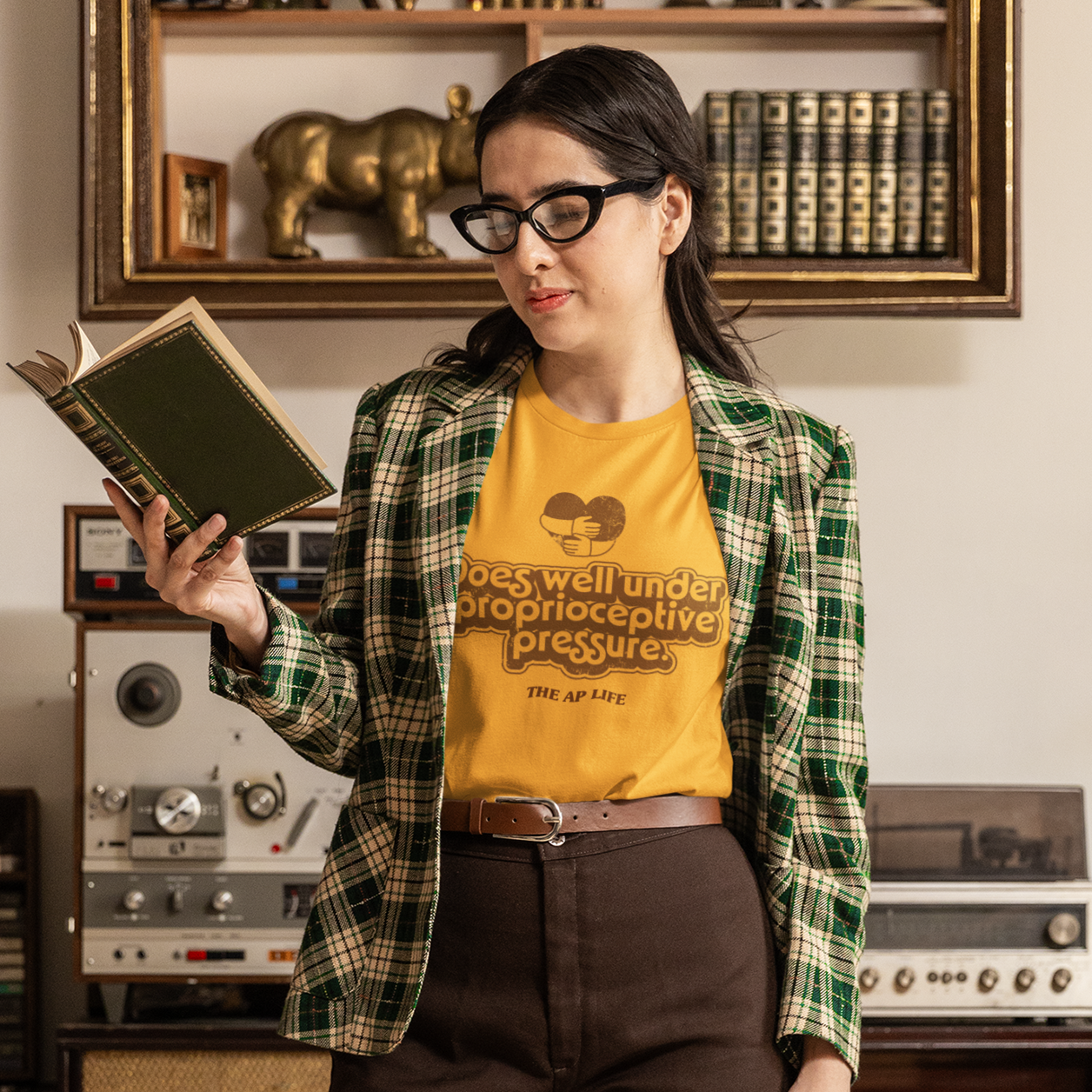 Does Well Under Proprioceptive Pressure - Sensory Input - Adult Unisex Jersey Tee