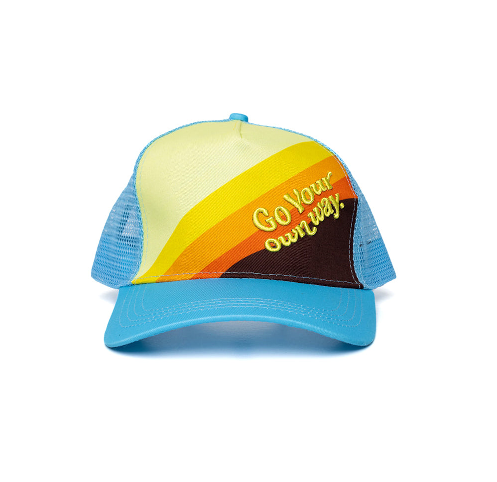 Go Your Own Way 80s Style Retro Trucker Hat Autism Advocacy