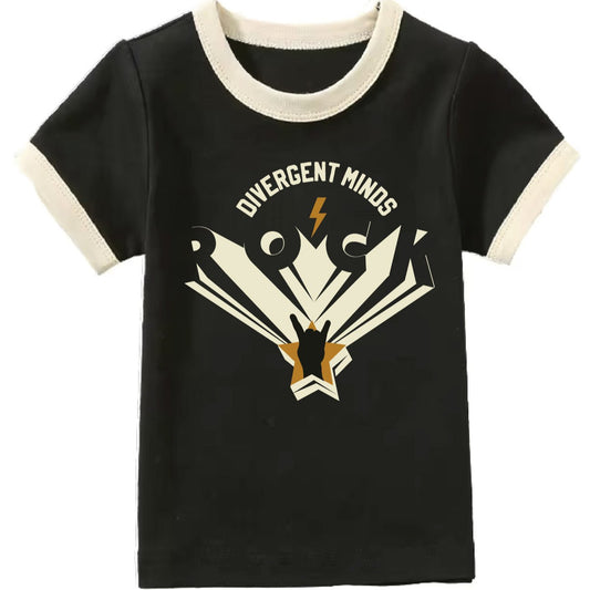 Divergent Minds Rock Little Kids' Ringer Tee