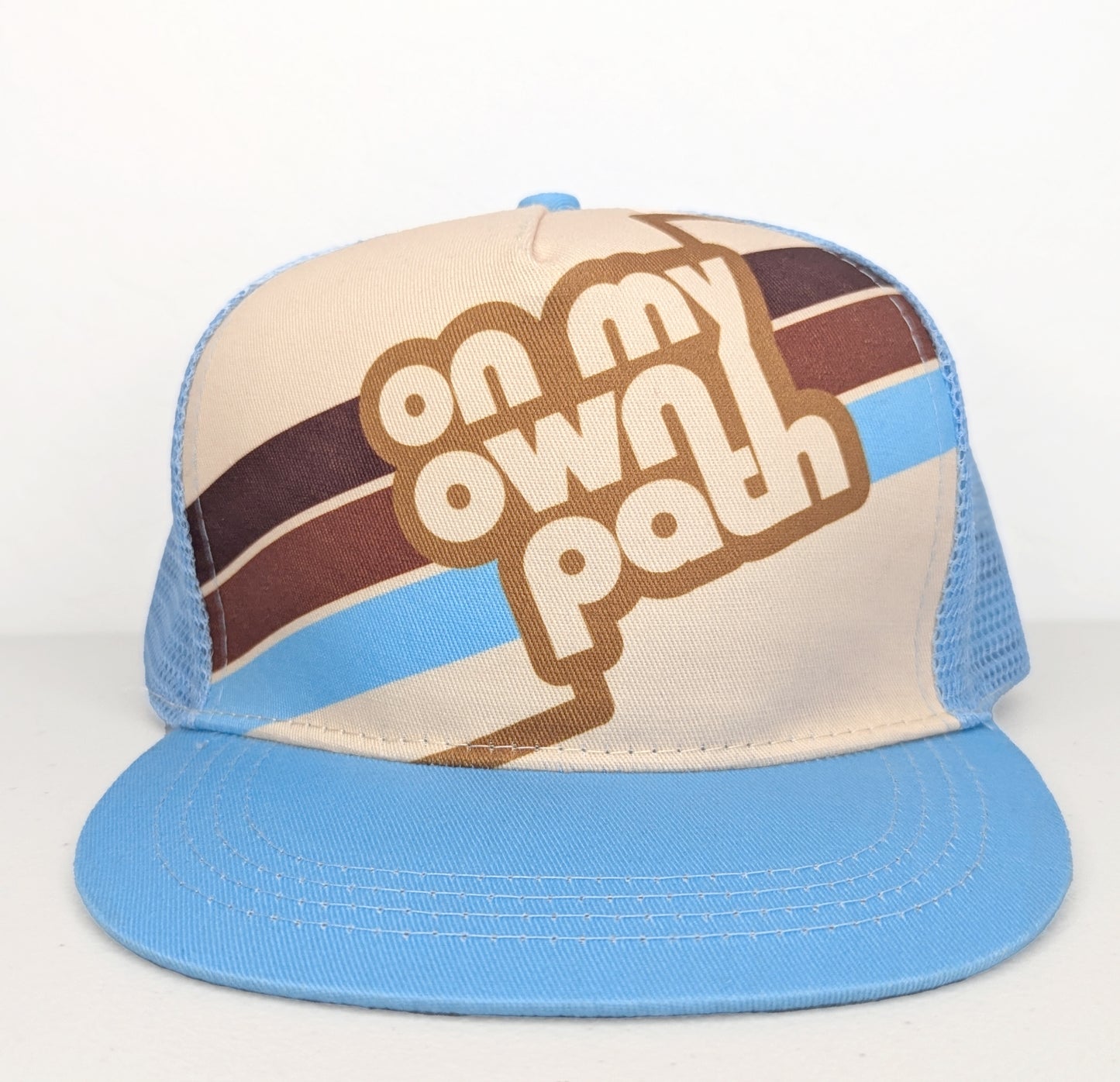 On My Own Path Kids' Retro Style Trucker Hat