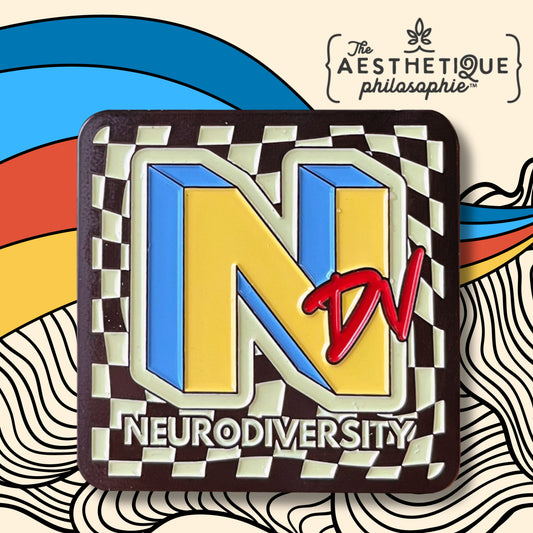 NDV Neurodiversity Enamel Pin Flair for Advocacy