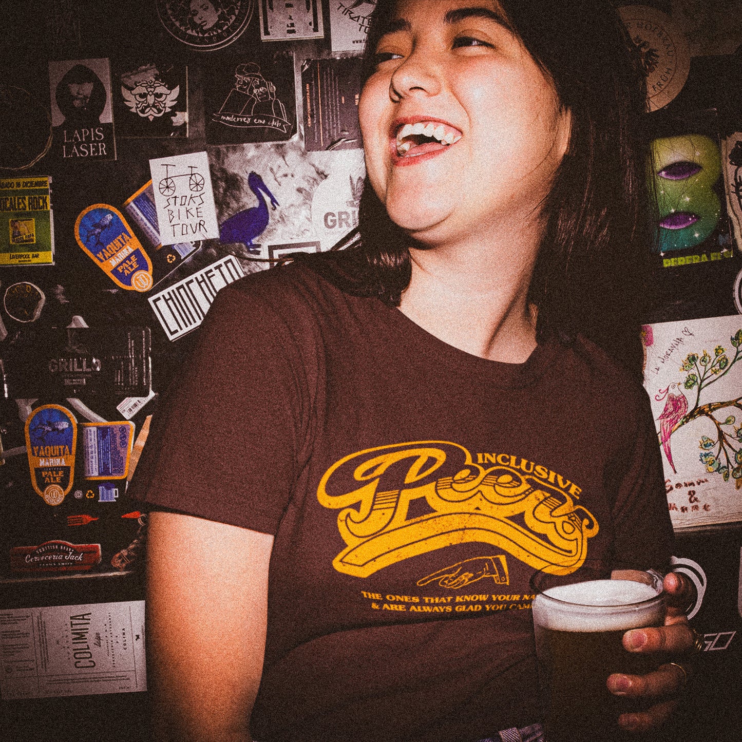 Inclusive Peers - The Ones That Know Your Name & Are Always Glad You Came - Unisex Tri-Blend Crew Tee