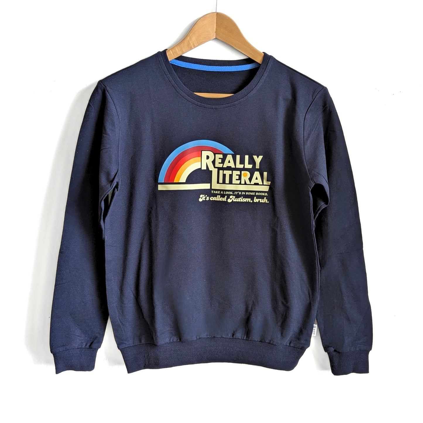 Really Literal Kids' Lightweight Cotton Terry Crewneck