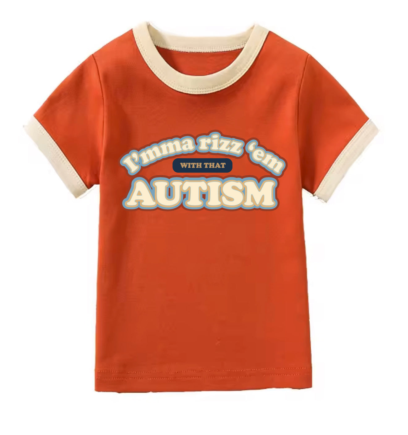 I'mma Rizz 'Em With That Autism Kids Ringer Tee – The Aesthetique ...