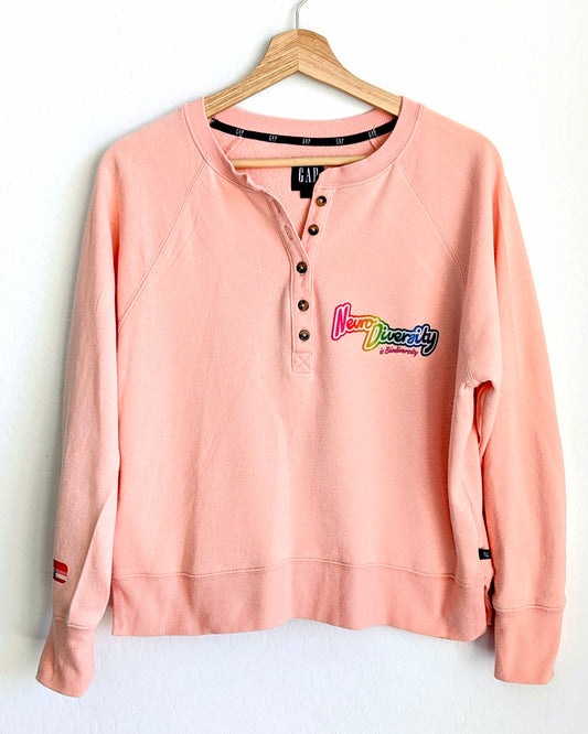 Neurodiversity is Biodiversity - Women's Button-Up Pullover (M) - Repurposed Rebels