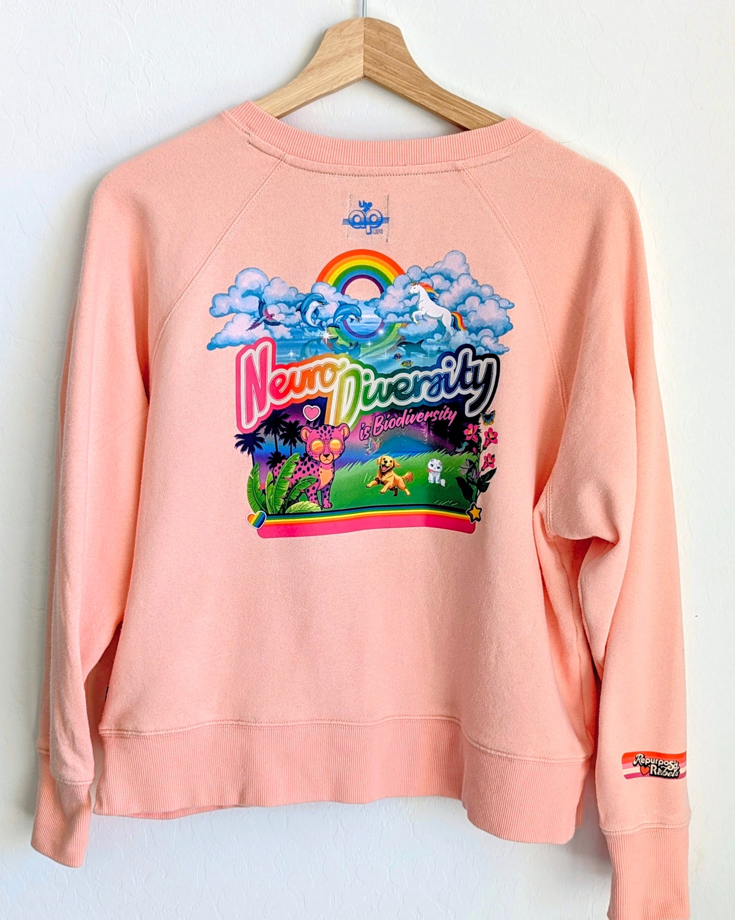 Neurodiversity is Biodiversity - Women's Button-Up Pullover (M) - Repurposed Rebels