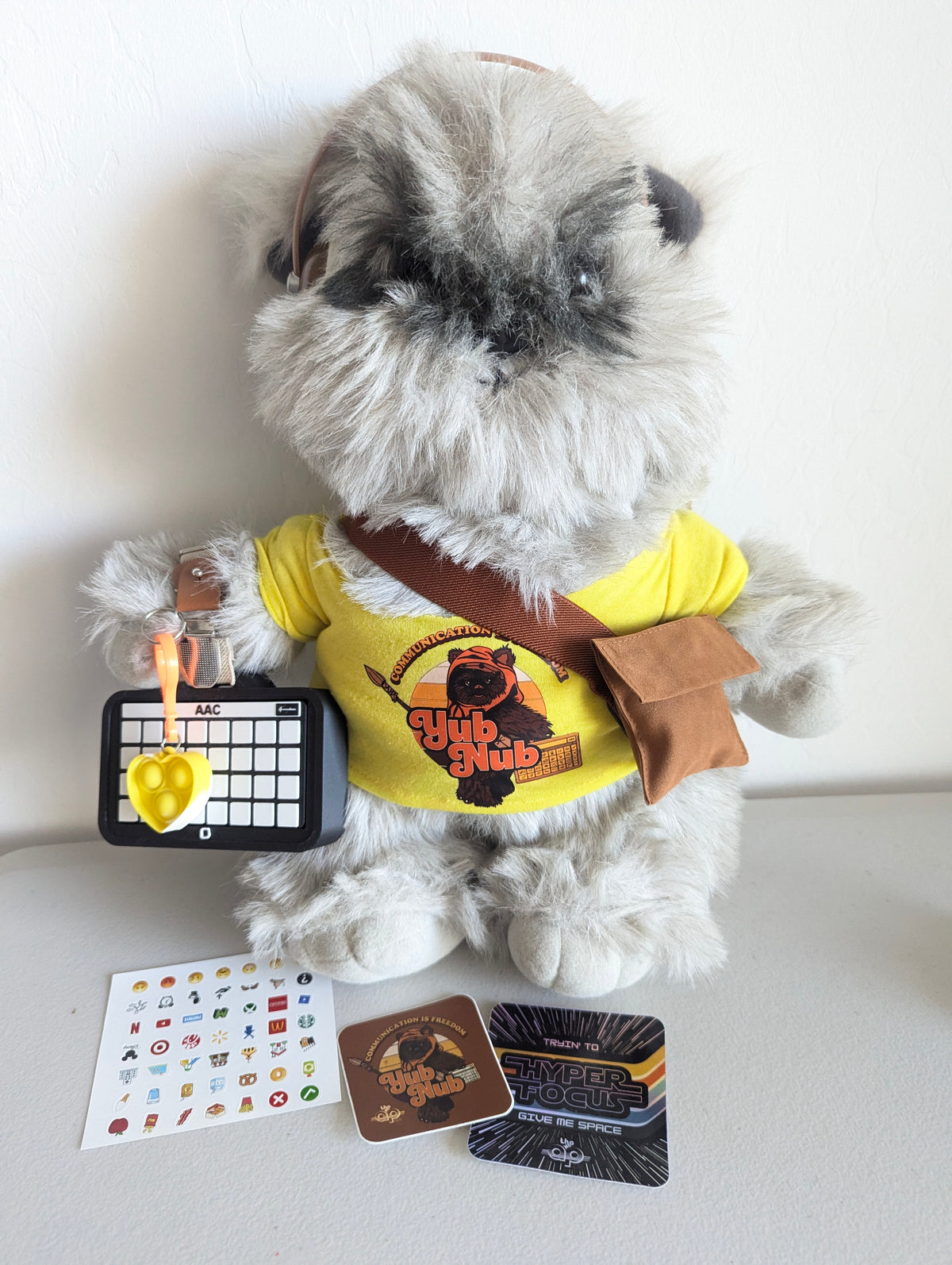 Adopt Vintage Princess Kneesaa Ewok Plush - With New & Secondhand Accessories