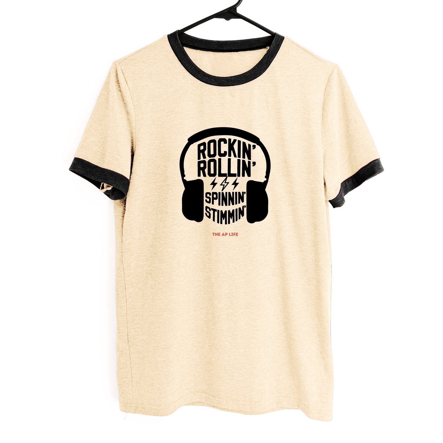 PRE-ORDER - Rockin' Rollin' Spinnin' Stimmin' Unisex Ringer Tee - Expected 01/10/2025