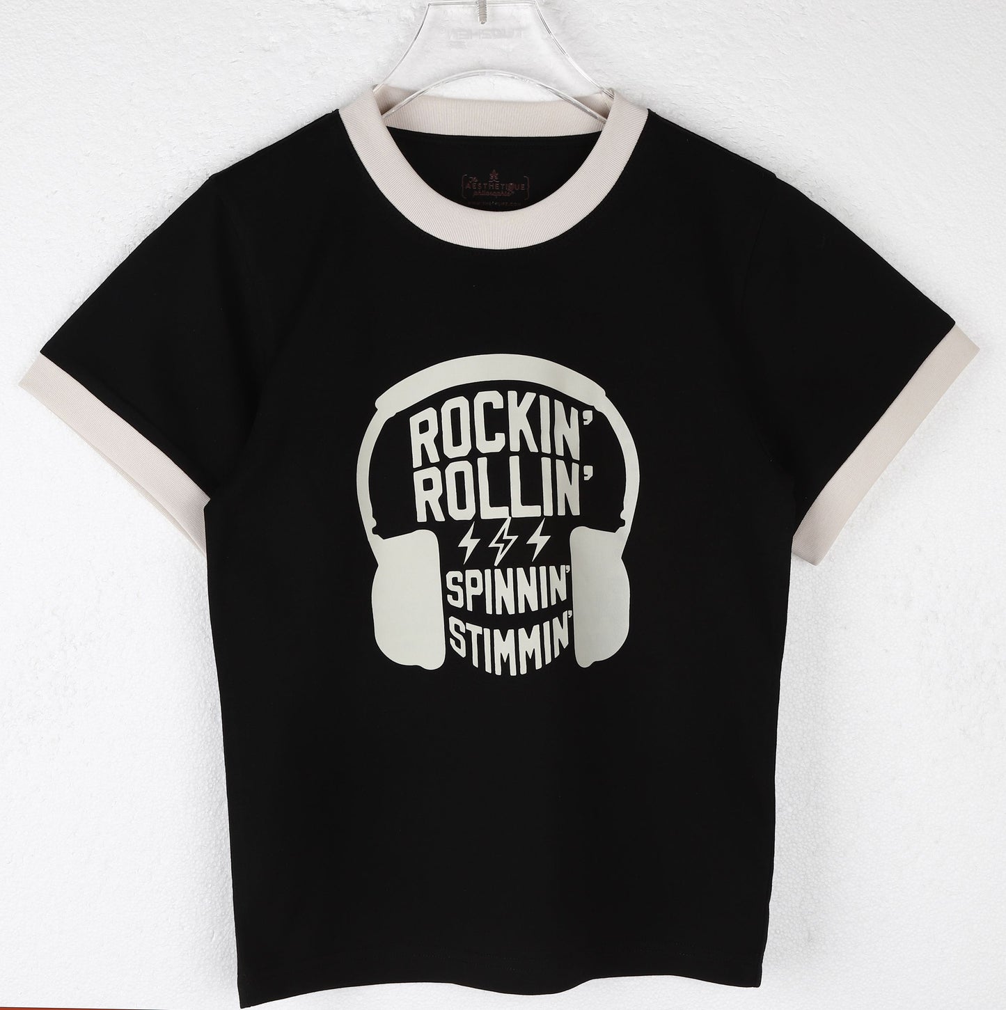 Rockin' Rollin' Spinnin' Stimmin' Unisex Youth Ringer Tee