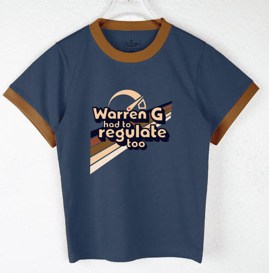 Warren G Had to Regulate Too Unisex Youth Ringer Tee